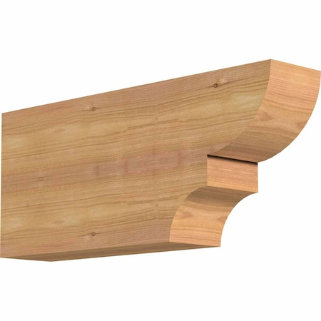Ekena Millwork Ridgewood Smooth Rafter Tail, Western Red Cedar, 3 1/2"W x 8"H x 18"L RFT04X08X18RID00SWR